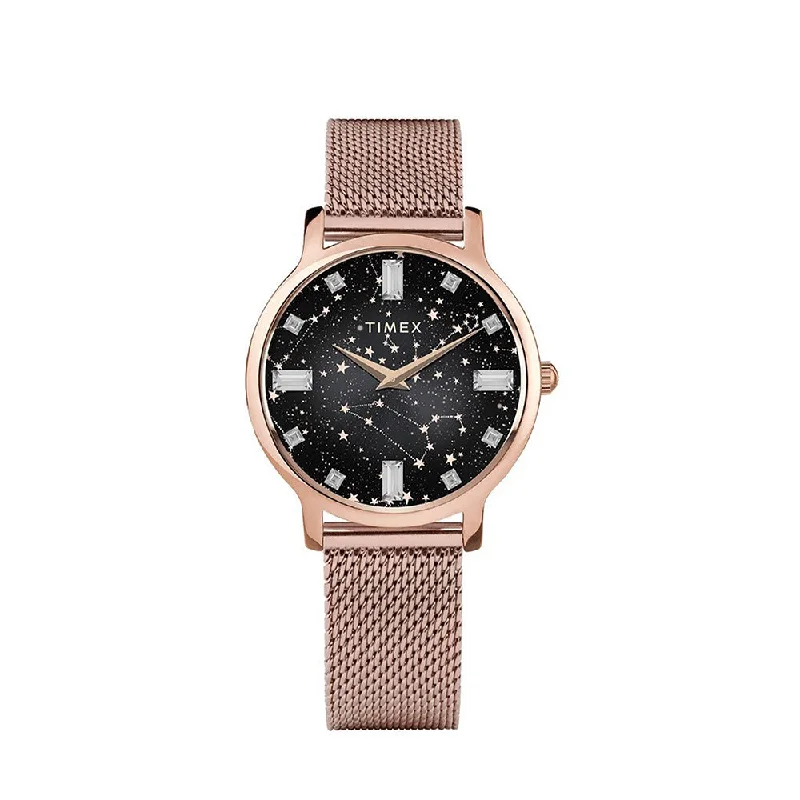 watches for adventure-loving women -Transcend Celestial 3-Hand 31mm Stainless Steel Band