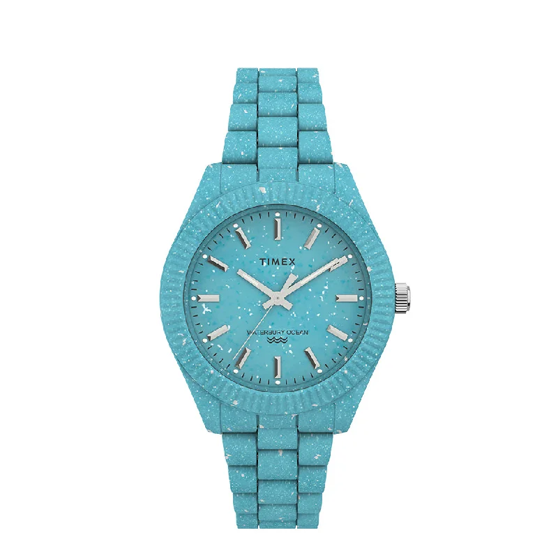 women’s gold plated watches -Waterbury Ocean 3-Hand 37mm Resin Band